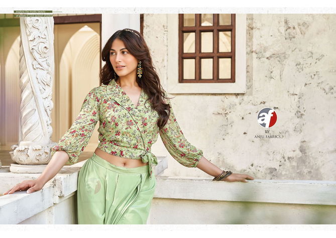 Drape Style Outfit Party Wear Readymade Suits Catalog